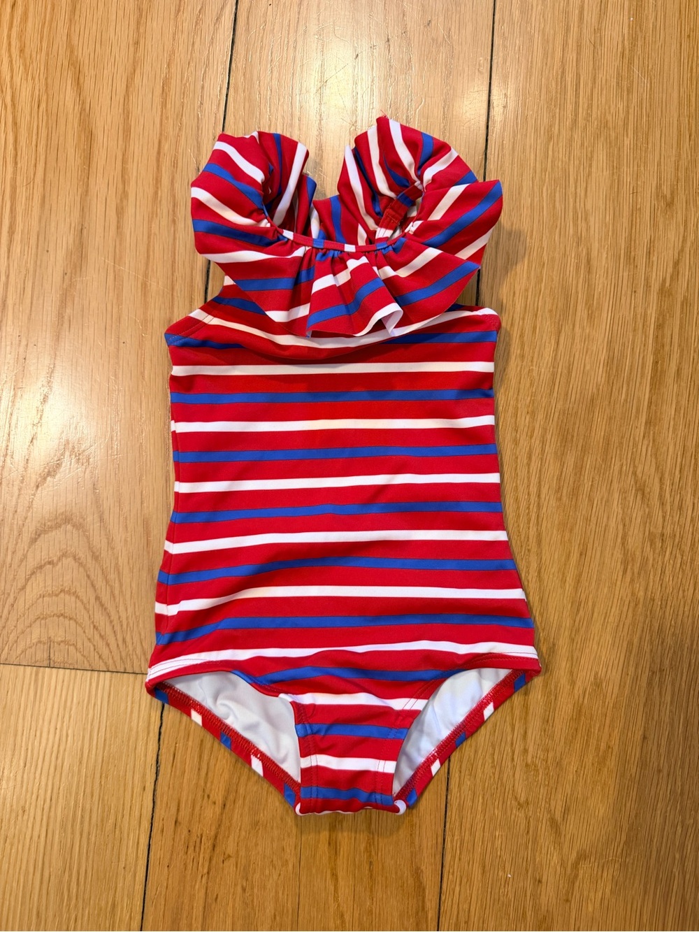 Hanna Andersson 3T red white blue swimsuit